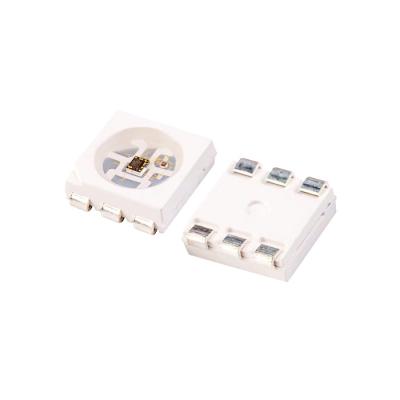 1.50mm Height Top View smd rgb led 5050 Full Color Chip LEDs with Built - in WS2811 Driver