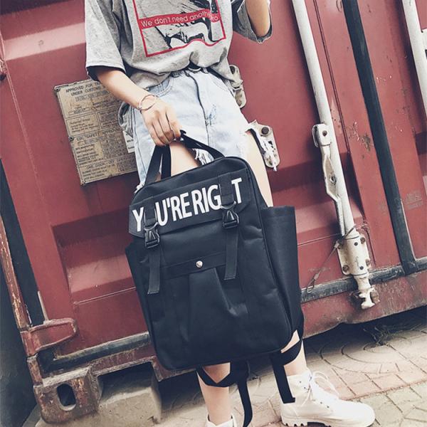 Student campus fashion trend backpack new Korean academic style backpack summer bag