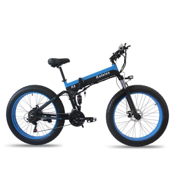 2021 Top sale folding fat tire bike snow electric folding bicycle
