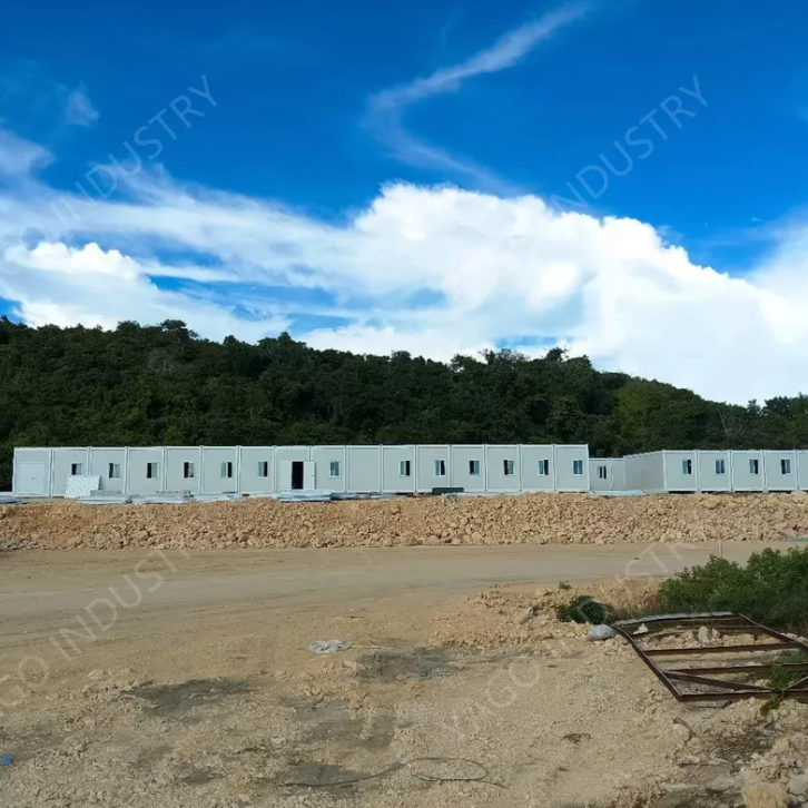 Portable Temporary Construction Oil And Gas Camp Container Labour Accommodation