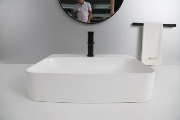 Countertop Mounted Sanitary Ware Basin For Hotel Home Bathroom