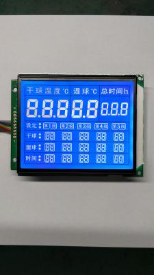 8x2 Character Monochrome LCD Display , 3.3V Mono LCD Screen TN / STN LCD Panel