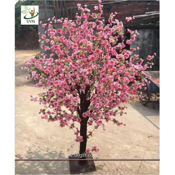 UVG table centerpieces pink peach blossom small artificial tree for wedding photograph background decoration CHR158