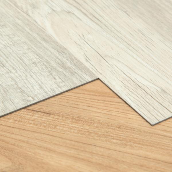 Wood Texture Interlocking Luxury Vinyl Tile Flooring Quick Fitting Interior Decoration