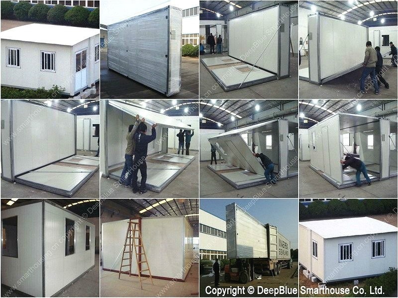 Дом Prefab укрытия панели сэндвича EPS портативного аварийного мобильный дешево