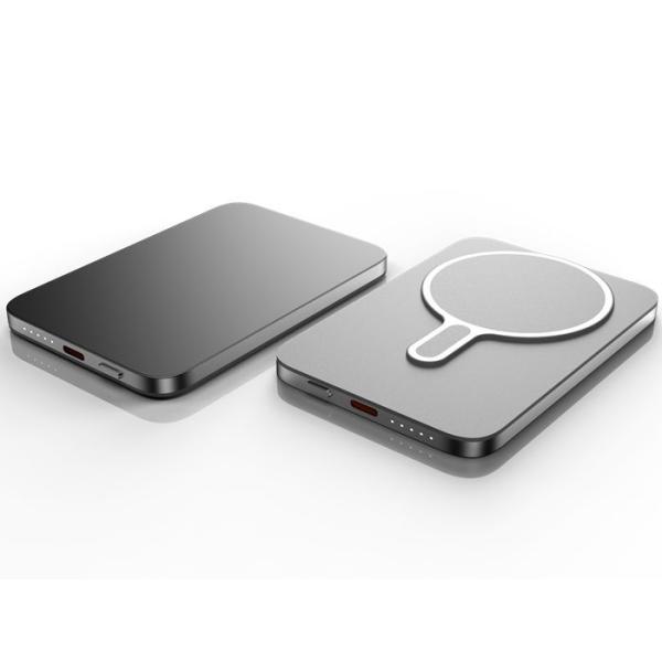 Slim Aluminum MagSafe Power Banks 10000mAh Fast Charging Power Bank For IPhone / Android