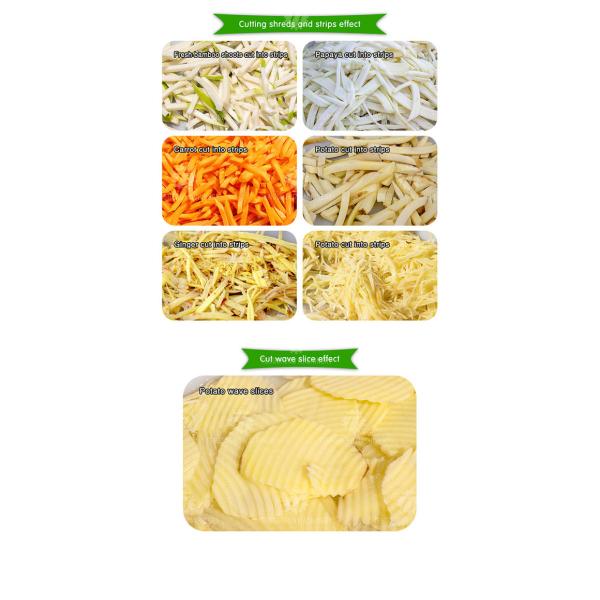 Машина TS-Q112 Slicer картошки нержавеющей стали 1.5KW 220/380V промышленная