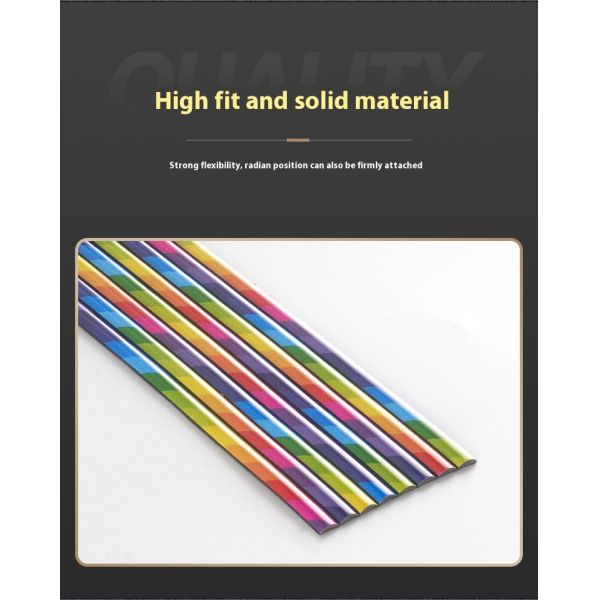 Plastic Gold Car Trim Strip Furniture Upholstery Bed Decorative Strips Edge Sofa PVC Edge Banding Without Tape