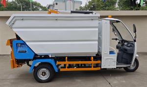 Three Wheeled New Energy Electric Rear Bucket Waste Collection Truck