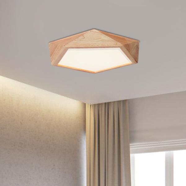 Natural wood ceiling Lights For Bedroom Living room Kitchen Lighting Fixtures (WH-WA-06)