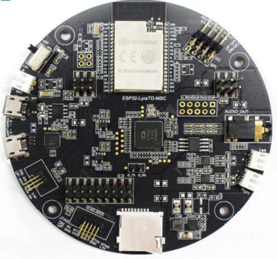 Serviços de montagem de caixas de PCB Rohs Black SMT Assembly Hard Gold Plating
