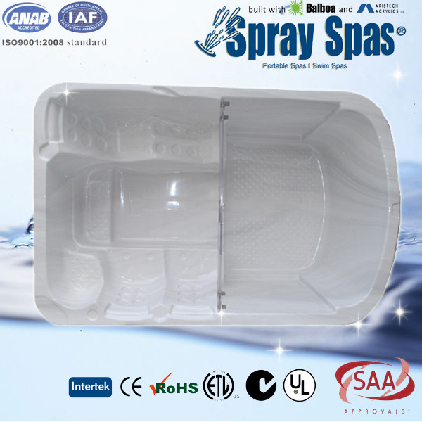 1-Speed, 3HP Jet Pump, Aristech Acrylic Shell Swimming Whirlpool Outdoor Bathtubs SW-30A