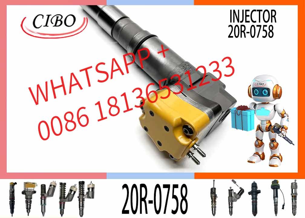 Части дизельного двигателя топливный инжектор 20r0758 20R-0758 для экскаватора