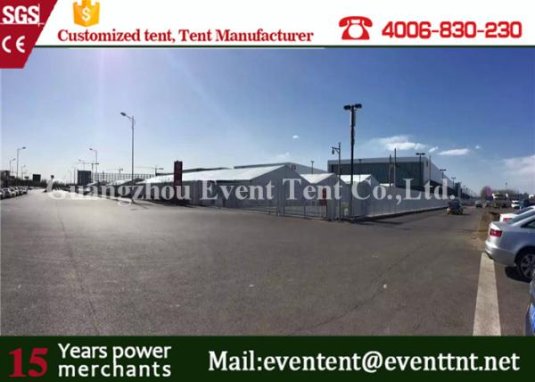 Clear Span Wide Outdoor Event Tent Aluminum Frame With Sandwich Panel Walls
