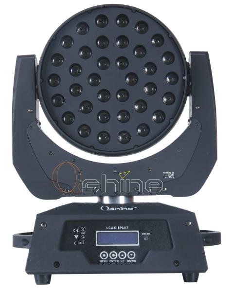 10W DMX 512 LED Wash Moving Head 23 Channels RGBW Beam Light For Live Performance