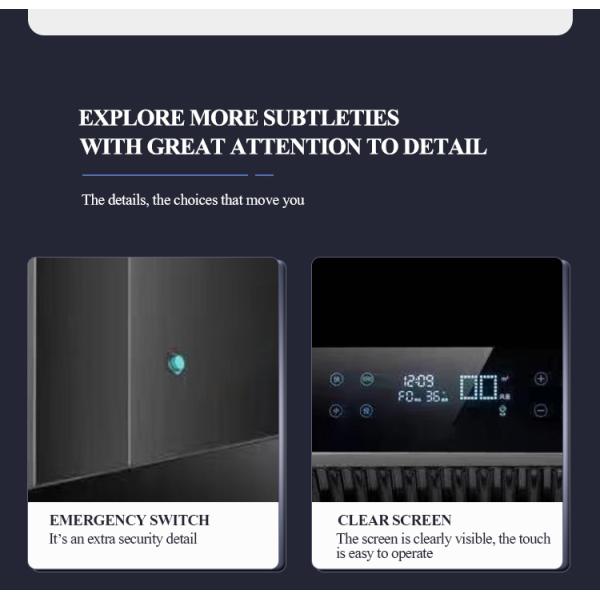 1200 Cfm Recirculating Side Suction Cooker Hood For Kitchen