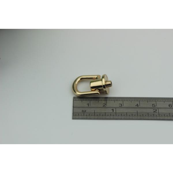 Hot products gold 10 mm metal strap buckles decorative rivets for leather handbag