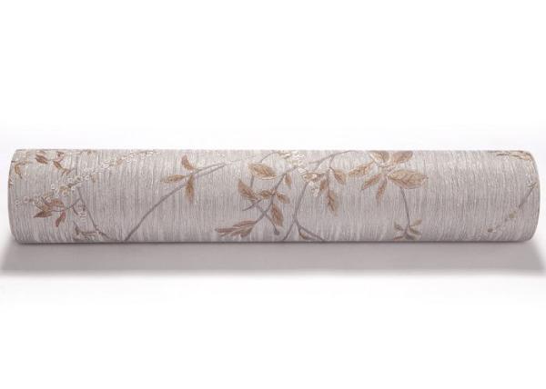 Washable Vinyl Rustic Floral Wallpaper with Botanical Pattern for Living Room