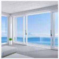 UPVC Vinyl Patio Custom Puertas francesas Puerta corredera de vidrio doble templado