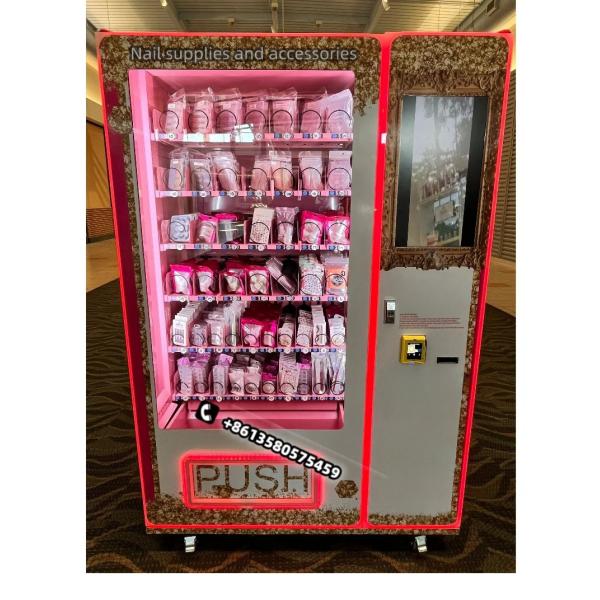 Zhongda Popular LED Screen Hot Custom Design Hair Lashes Vending Machine Beauty Vending Machines
