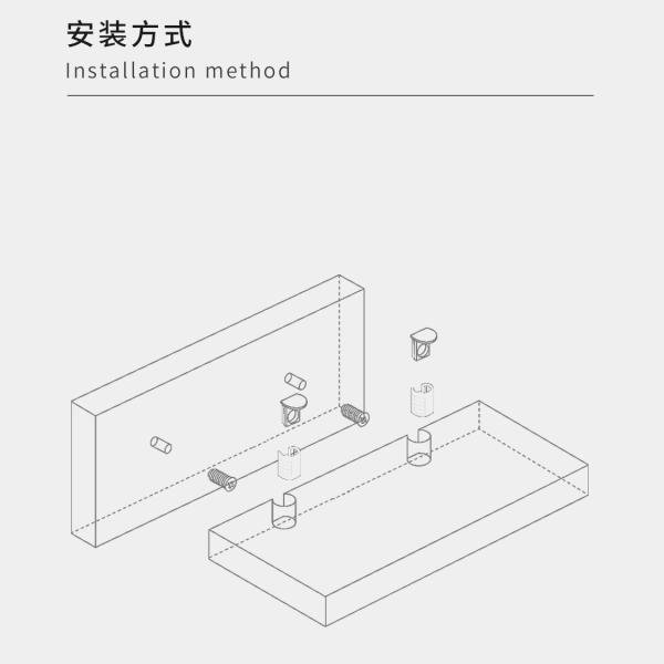 Compact Plastic Shelf Support Pegs Universal For Panel Furniture Systems