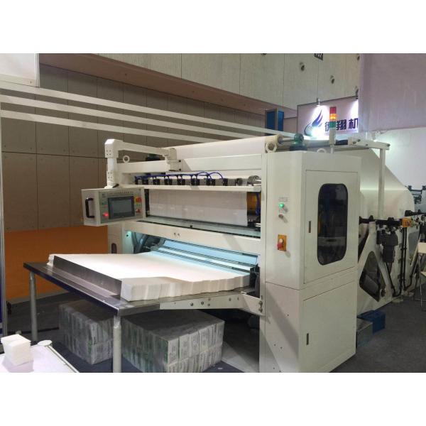 High Efficiency Facial Tissue Paper Machine , Automatic Towel Folding Machine