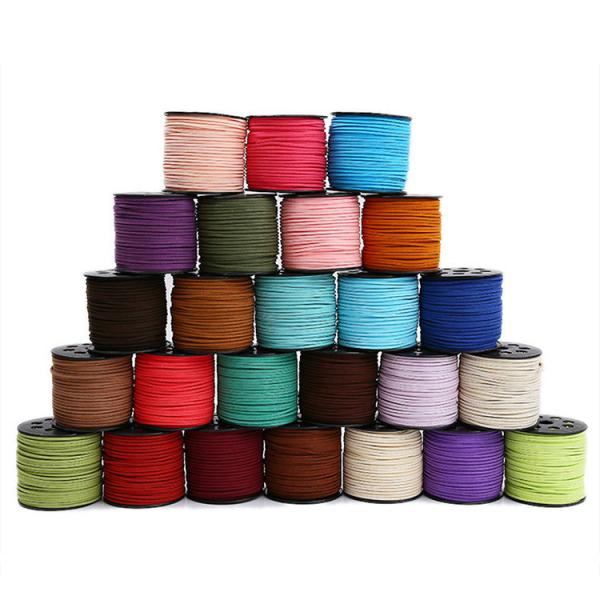 Сюэдовая кожа с бархатной лентой 3 мм с двусторонней лентой