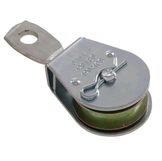 Pulley high-quality metal iron Swivel Pulley Roller Zinc Plated Pulley Single Pulley Block Iron