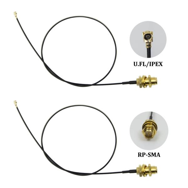 Wireless Internal Antenna RF Coaxial Connector To Ipex Cable Copper Material