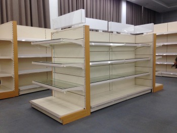 SPCC Material Commercial Store Shelving Good Looking For Cosmetic And Makeup