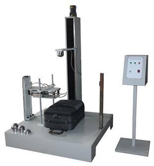 Electric Luggage Testing Equipment , Electromagnetic Control Drop Hammer Impact Tester