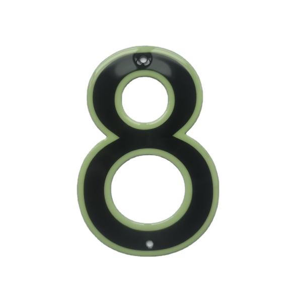 Customized Reflective House Numbers Signs Glow In The Dark For Street Door