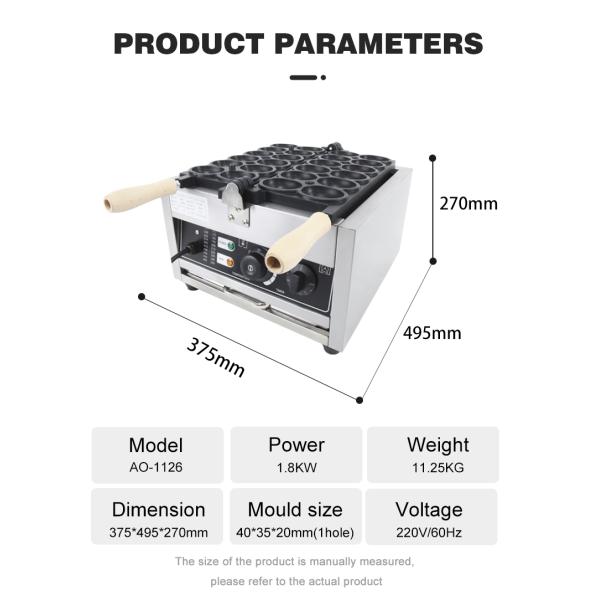 1.8KW Домашний электрический вафельный мастер