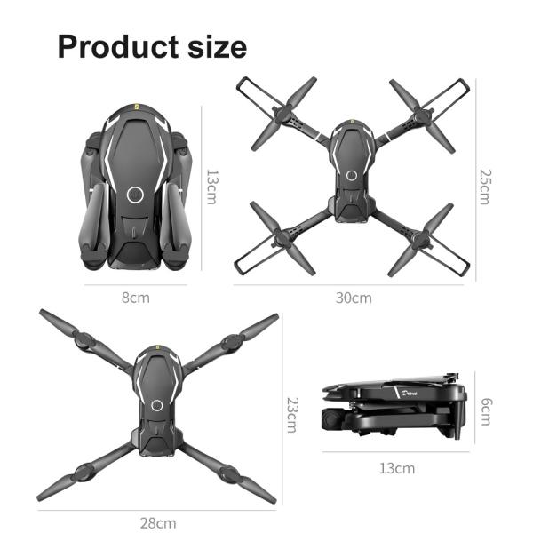 Manual controle Drone V88 brinquedos de câmera dupla para crianças One Key Return Drones