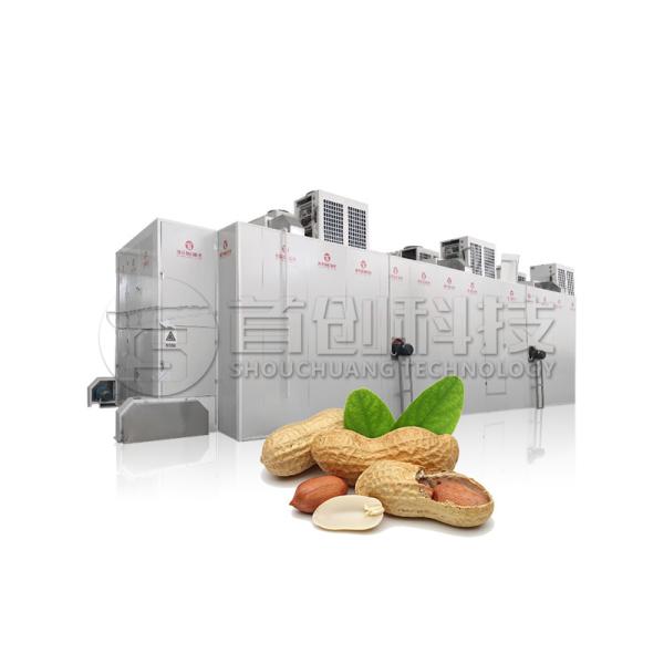 SS304 Noix d'arachide Noix d'arachide équipement de séchage à la ceinture à air