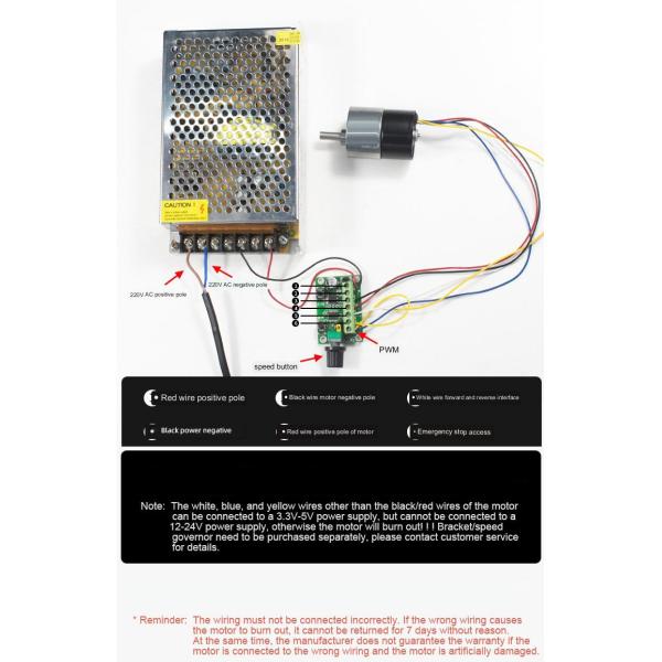 мотор шестерни червя DC 24v 10 лошадиных сил вал 14 дюймов ориентированный на заказчика одиночный
