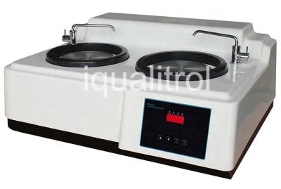 Máquina metalográfica da moedura e de polonês da velocidade 50-600rpm de Stepless com disco dobro