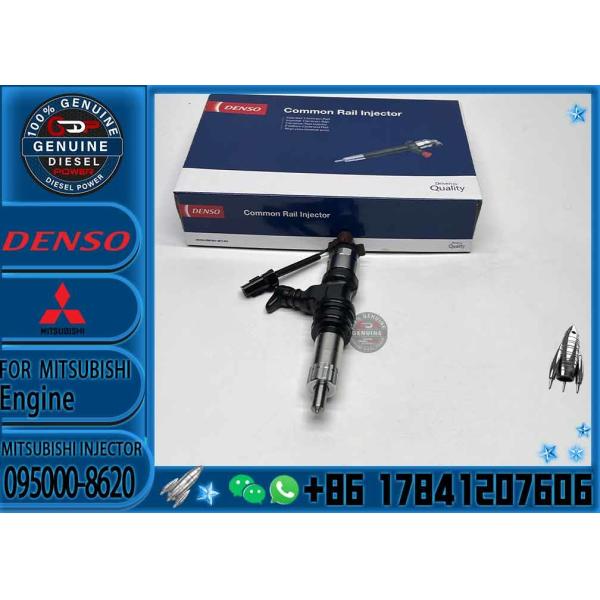 inyector de combustible diesel común del carril 095000-8620 095000-8621 para MITSUBISHI 6M60T ME306200 ME307085