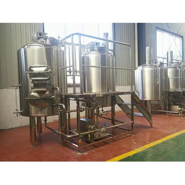 300L Capacity SS304 Beer Brewing System CE ISO Semi Automatical Control