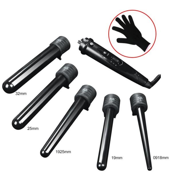 Length 8.66 inch hot hair tongs , Electric Curling Tongs 220-240 Degree