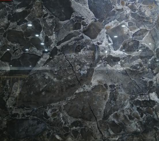 60X120cm Dark Porcelain Tile Glossy Black For Interior Flooring