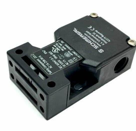 Schmersal AZ 16 AZ16 ZVK-M16 Safety Interlock Switch, 1NC/1NO, com chave, reforçado com fibra de vidro, termoplástico