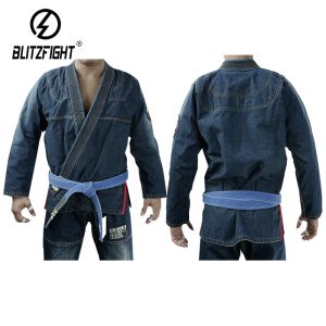 Kimono de Jiu-Jitsu Vert Olive 350G Denim pour Adultes