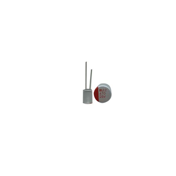 6.3mm X 5.4mm 470UF25V Miniature Aluminum Electrolytic Capacitors Low ESR Of 0.035 Ohms 100kHz