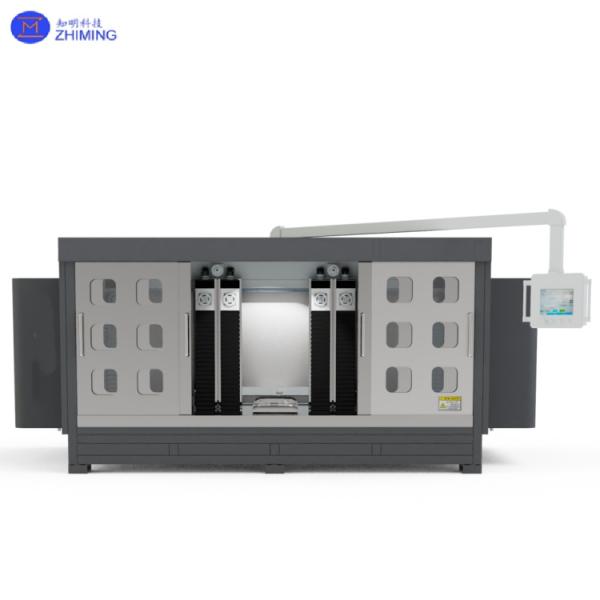 Diamond Wire Triple-Station Single-Wire Cutting Machine for SiC / Sapphire / Silicon Processing