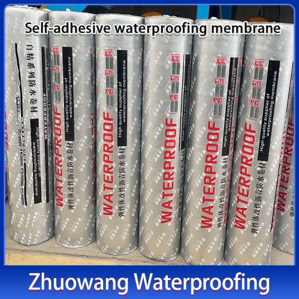 Polymer Modified Asphalt Self Adhesive Waterproofing Membrane Anti Seepage