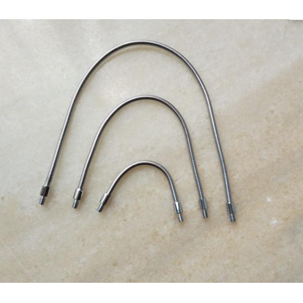 DIY Metal Gooseneck Tube M4 Flexible Microphone Stand Black Male Screw 200mm 300mm 400MM