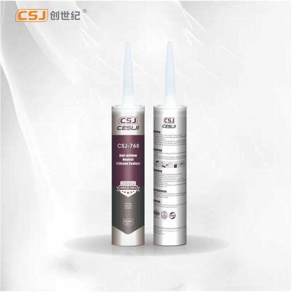 Neutral Cure Mildew Resistant Silicone Sealant For Sanitary Applications