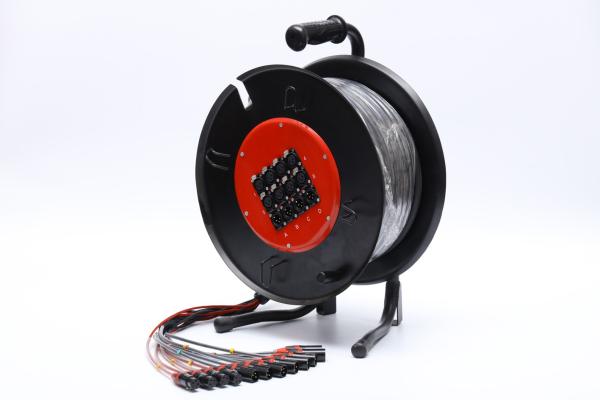 Material de fio redondo 8 24 16 32 canais Xlr Dmx Sistema de som Caixa de palco RSS16X8-30/M16-10