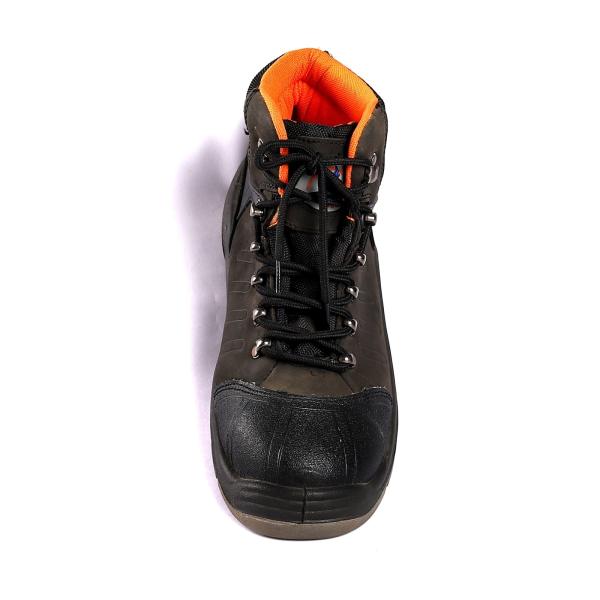 Genuine Leather Upper Safety Shoes for Impact and Compression Resistance PU Outsole Safety Boots